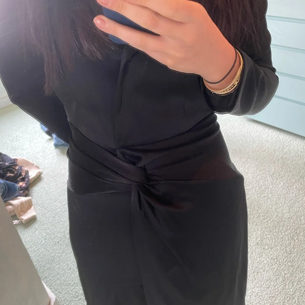 Halston Paris satin blazer dress - Picture 5 of 7